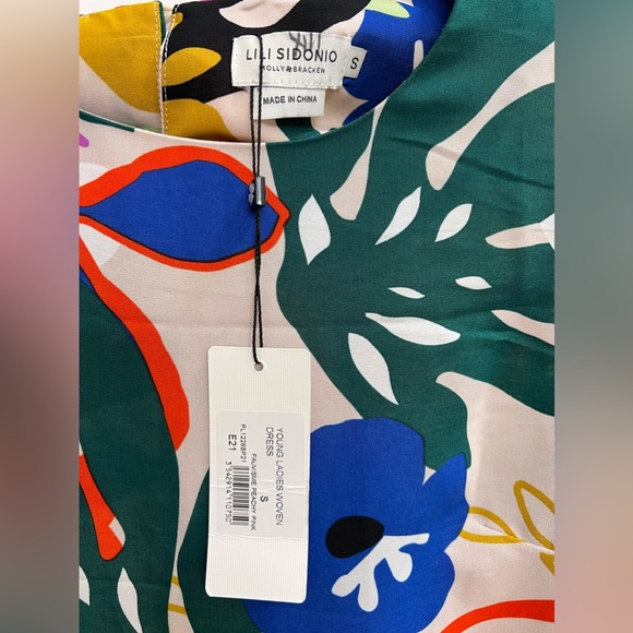 NWT Molly Bracken Lili Sidonio Tropical Floral Dress - Picture 11 of 11